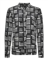 Thumbnail for your product : Jaeger Silk Painted Cube Blouse