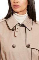 Thumbnail for your product : Lauren Ralph Lauren Women's Faux Leather Trim Trench Coat