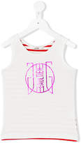 Thumbnail for your product : Junior Gaultier logo print tank top