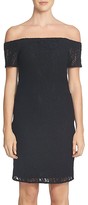 Thumbnail for your product : 1 STATE Off-The-Shoulder Lace Sheath Dress