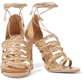 Thumbnail for your product : Schutz Embellished Leather Sandals