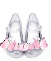 Thumbnail for your product : Mini Melissa Applique Butterfly Ballerina Pumps