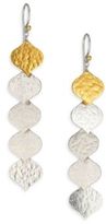 Thumbnail for your product : Gurhan Clove 24K Yellow Gold & Sterling Silver Long Fringe Drop Earrings