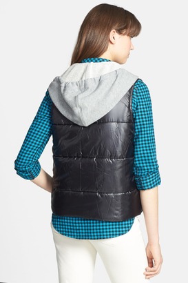 C&C California Hooded Quilted Vest