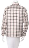 Thumbnail for your product : Burberry Nova Check Button-Up Top