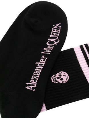 Alexander McQueen Skull Knitted Socks