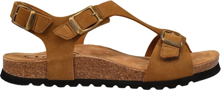 Women's Mvp Suede Strap Sandals In Camel