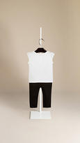 Thumbnail for your product : Burberry Beach Knight Graphic Cotton T-shirt