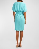 Thumbnail for your product : Trina Turk Zest Belted Short Dress with Shirred Front