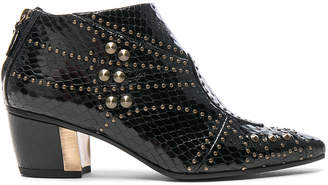 Rodarte for FWRD Embossed Studded Leather Booties