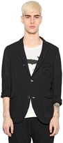 Thumbnail for your product : 08sircus Wool Blend Crepe Jersey Blazer