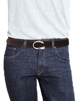 Thumbnail for your product : Corthay Dark Brown Suede Belt
