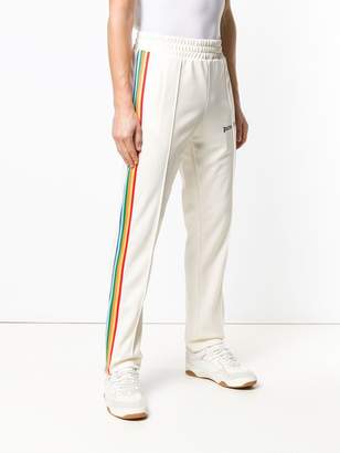Palm Angels rainbow stripe track pants