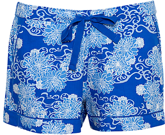 Cyberjammies Maya Floral Print Shorts, Blue