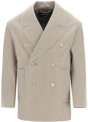 Jacquemus le caban double-breasted jacket - ShopStyle Outerwear