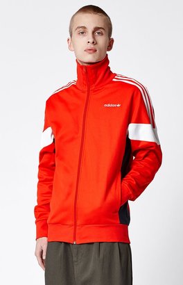 adidas Challenger Red & White Track Jacket