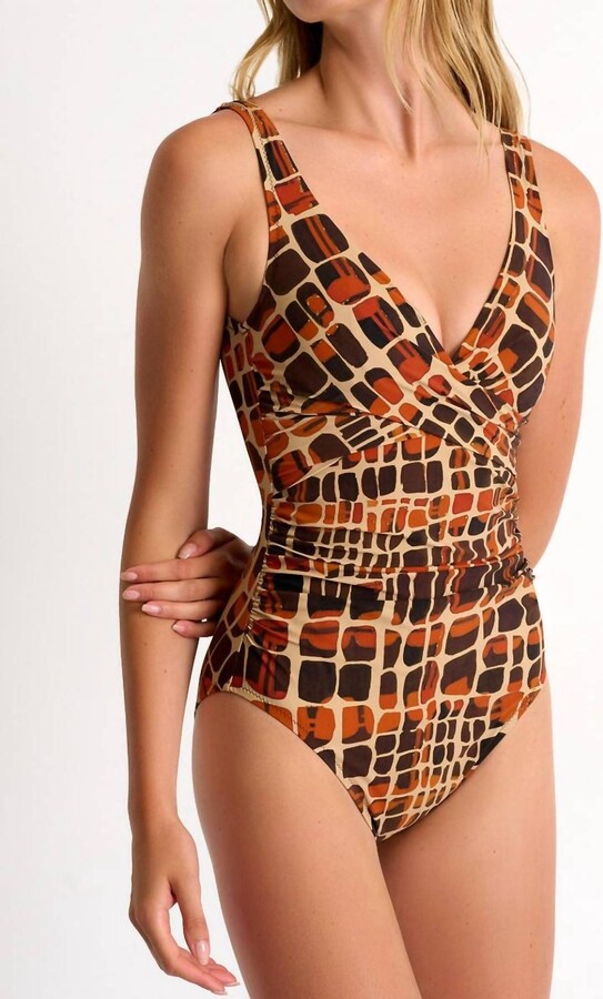 Shan Charlene One Piece In Brown