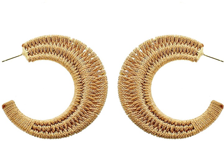 2pcs-55mmX1.5mm Bright Gold plated Brass cutting Large textured hoop pendants round circle pendants K1268G connectors for hoop earrings
