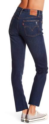 Levi's 501 Raw Hem Skinny Jeans - 28-32\" Inseam