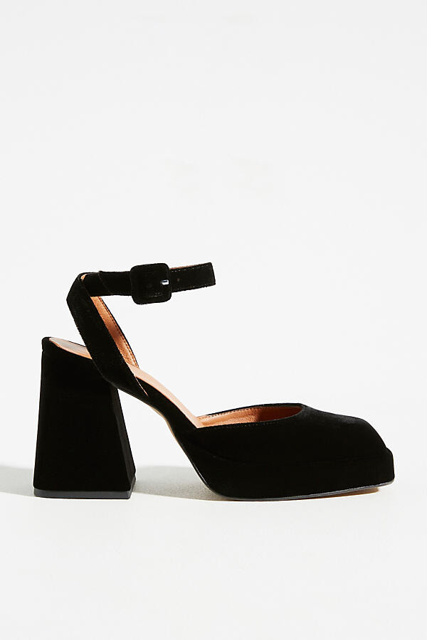 Angel Alarcon Mary Jane Heels Black ShopStyle