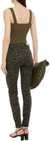 Thumbnail for your product : J Brand Maria Leopard-print High-rise Skinny Jeans