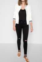 Thumbnail for your product : 7 For All Mankind B(Air) Denim Ankle Skinny With Knee Slits In Black