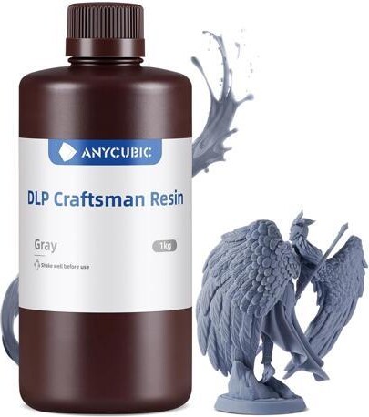 Fahint ANYCUBIC 3D Printer Resin, 365-405nm DLP UV-Curing Resin for Photon Ultra/Photon D2, High Precision and Fast Curing Craftsman Resin for DLP LCD SLA...