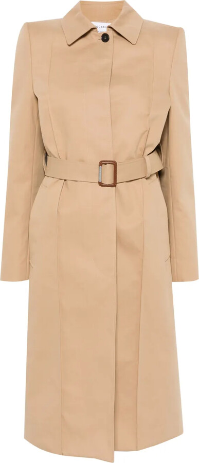 Alexander McQueen Belted Trench Coat