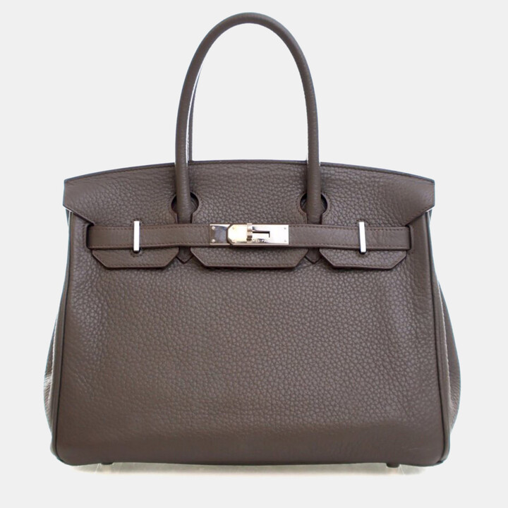 Hermes Gris Etain Togo Birkin 30