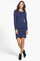Thumbnail for your product : Halogen Side Shirred Knit Dress