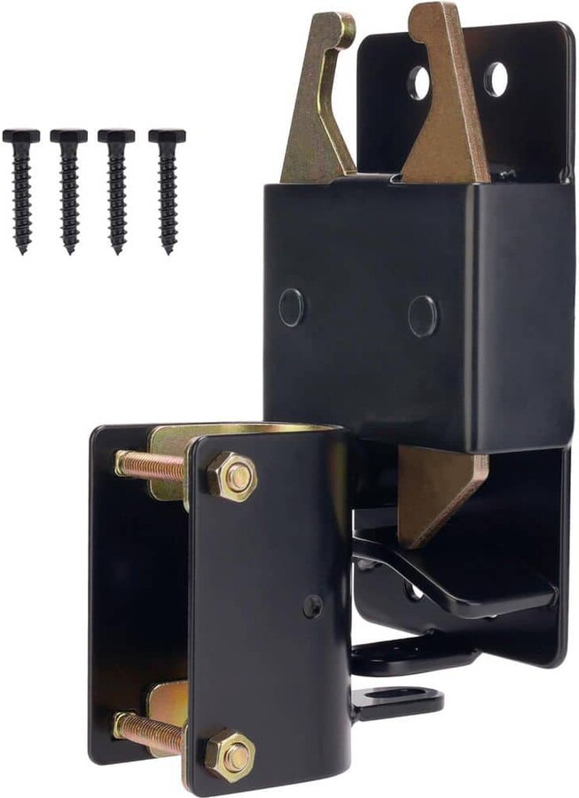 KIWDZFU Steel Heavy Duty 2-Way Farm Gate Latch for Metal Gates Livestock Fencing Use