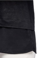 Thumbnail for your product : Nobrand Double layer wool-silk top