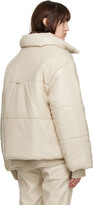 Thumbnail for your product : Nanushka Off-White Hide Vegan Leather Jacket