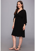 Thumbnail for your product : Rachel Pally Plus Plus Size Rib Short Caftan Dress White Label