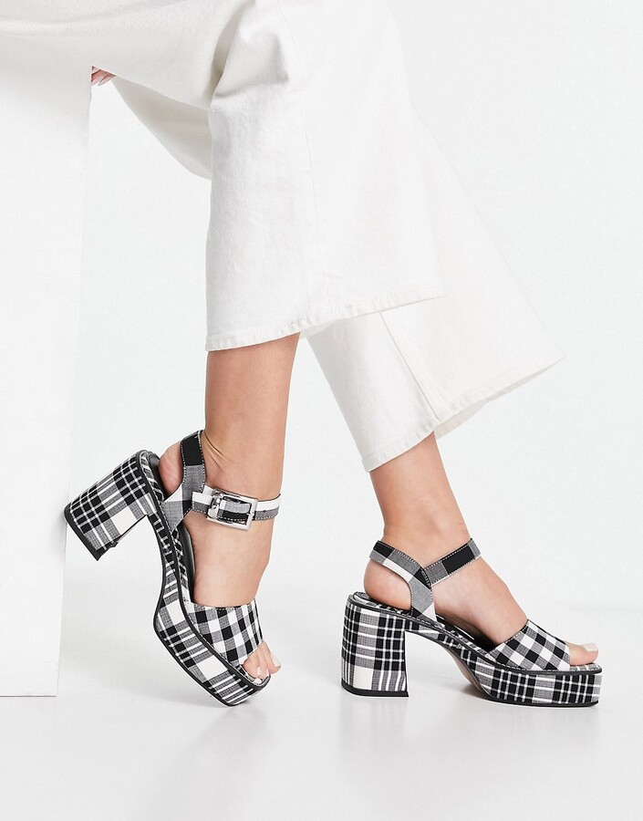 mid heel platform shoes