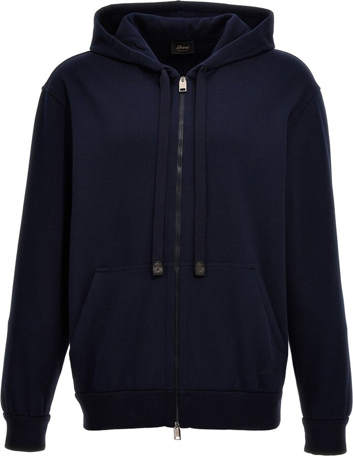 Brioni Essential Full-Zip Hoodie