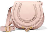 Chloé - Marcie Mini Textured-leather Shoulder Bag - Blush