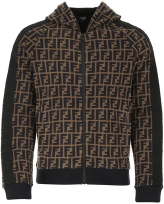 fendi print hoodie