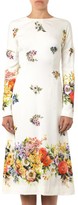 Thumbnail for your product : Dolce & Gabbana Floral-print silk dress