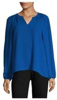 Thumbnail for your product : Kasper Suits High-Low Crepe Blouse
