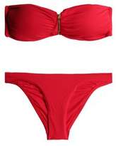 Thumbnail for your product : Melissa Odabash Sumatra Striped Bandeau Bikini