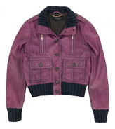 Gucci Purple Leather Jackets - ShopStyle