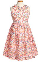 Thumbnail for your product : Oscar de la Renta Ruffle Collar Dress (Toddler Girls, Little Girls & Big Girls)
