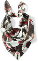 Thumbnail for your product : Banana Republic Tropical Large Square Silk Scarf