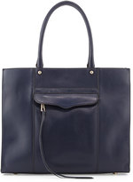 Thumbnail for your product : Rebecca Minkoff MAB Medium Leather Tote Bag, Ink