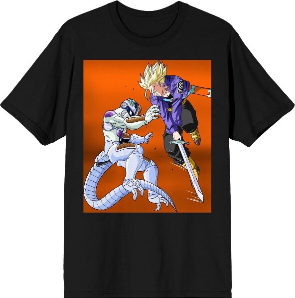 Dragon Ball Z DragonBallZTrunksandFriezaCharacterGroupBlackGraphicTee-XXL