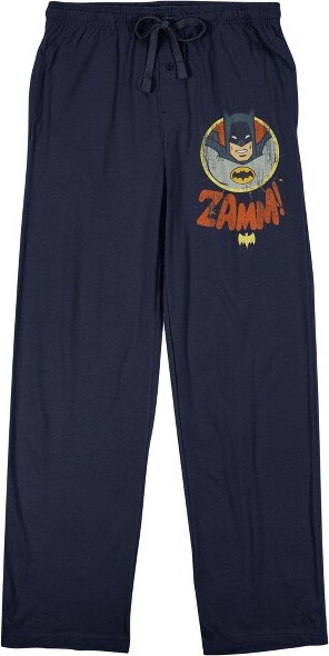 Batman66TVShowMainHeroClassicArtMen'sNavySleepPajamaPants