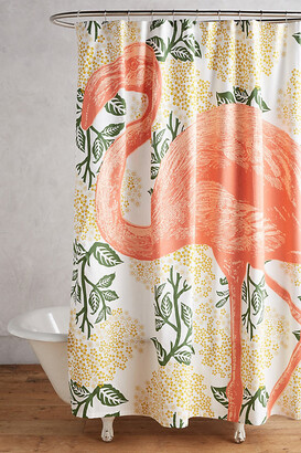 Thomas Paul Flamingo Shower Curtain By in Assorted