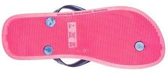 Ipanema New Womens Blue Pink Happy Iv Pvc Sandals Flip Flops Slip On