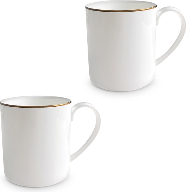 Twig New York Alex Gold Mug, Set of 2